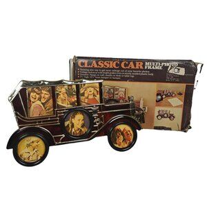 Vintage Classic Car Multi-Photo Picture Frame Retro